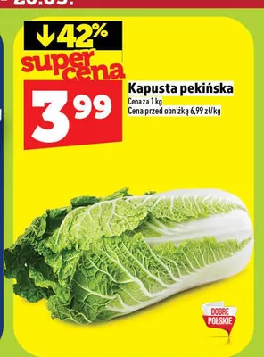 Kapusta pekińska promocja w TOPAZ