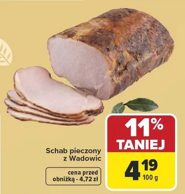 Schab pieczony z Wadowic promocja w Carrefour