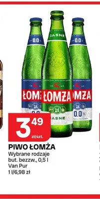 Piwo Łomża promocja w Chorten