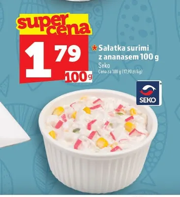 Sałatka surimi z ananasem Seko promocja w TOPAZ