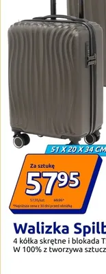 Walizka Spilbergen Vienna 51 x 20 x 34 cm promocja w Action