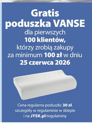 Poduszka VANSE promocja w Jysk