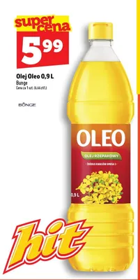 Olej rzepakowy Oleo promocja w TOPAZ