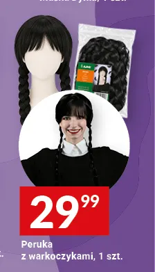 Peruka z warkoczykami promocja w Twój Market