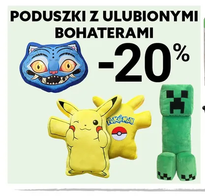 Poduszka z ulubionymi bohaterami promocja w Smyk