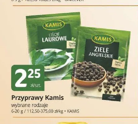 Ziele angielskie Kamis promocja w Marketvita