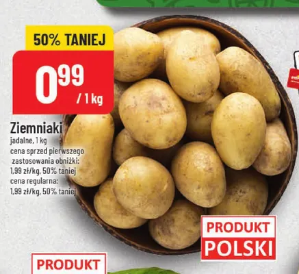 Ziemniaki jadalne promocja w POLOmarket