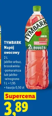 Napój owocowy jabłko-winogrono promocja w Lidl