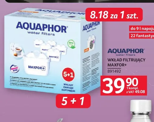 Wkład filtrujący Maxfor+ 5+1 Aquaphor 6-pak promocja w Selgros