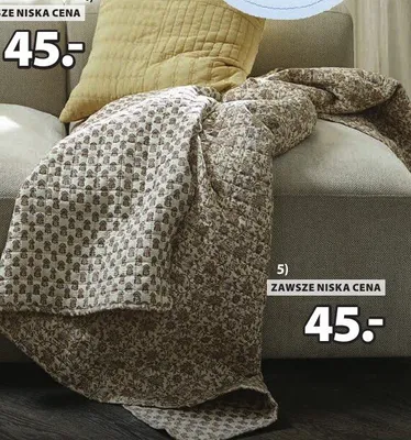 Pikowany koc LAVENDEL promocja w Jysk