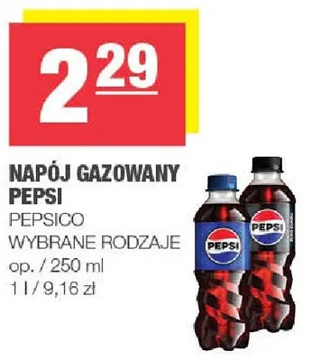 Napój gazowany pepsi wybrane rodzaje promocja w SPAR