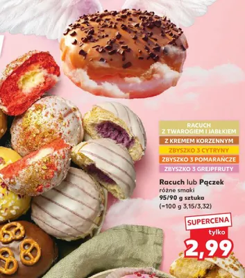 Racuch lub pączek różne smaki  promocja w Kaufland