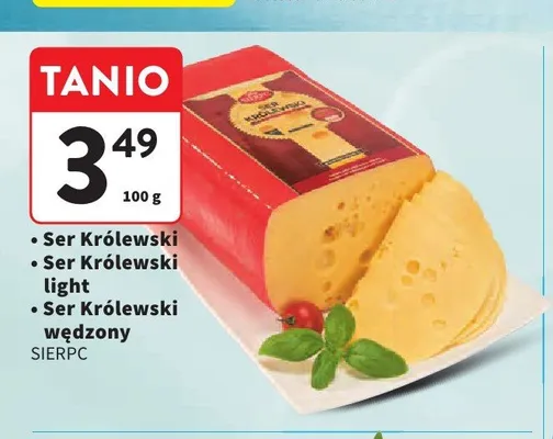 Ser Królewski wędzony Sierpc promocja w Intermarche