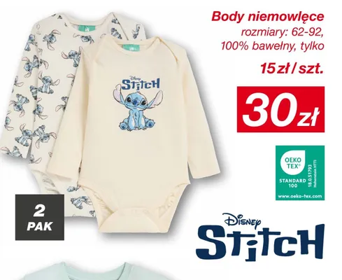 Body niemowlęce Stitch promocja w KiK