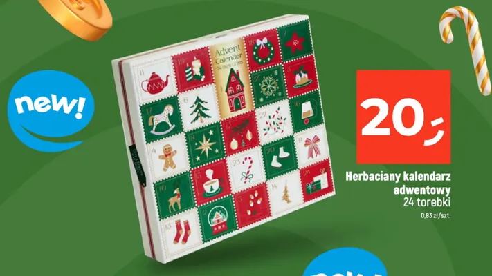 Herbaciany kalendarz adwentowy promocja w Dealz