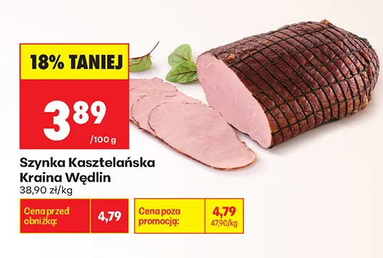 Szynka Kasztelańska Kraina Wędlin promocja w Biedronka