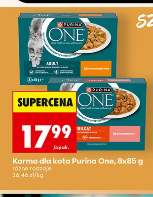 Karma dla kota Purina One promocja w Biedronka
