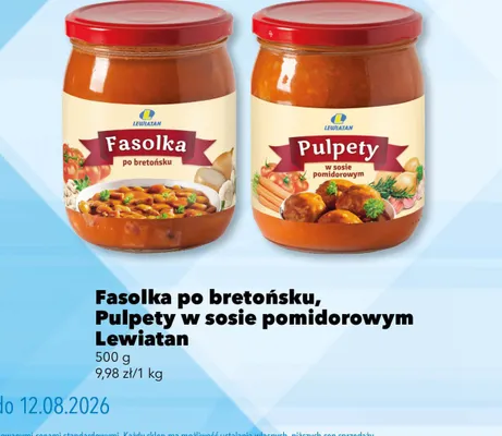 Fasolka po bretońsku Lewiatan promocja w LEWIATAN