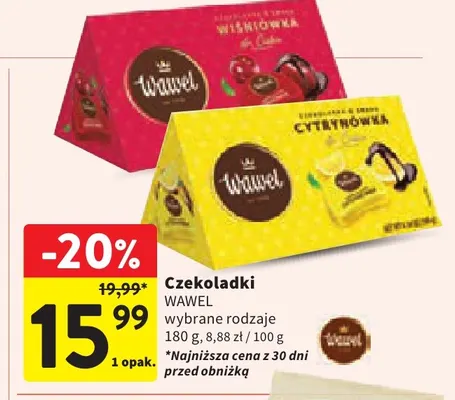Czekoladki Wawel promocja w Intermarche
