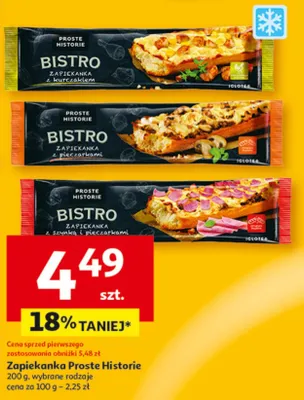 Zapiekanka, wybrane rodzaje promocja w Auchan