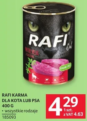 Karma dla kota lub psa wszystkie rodzaje promocja w Selgros