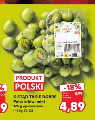 Kiwi mini polskie K-Stąd Takie Dobre promocja w Kaufland