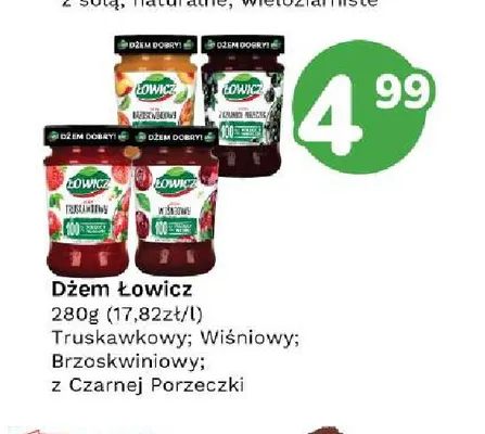 Dżem wiśniowy Łowicz promocja w Limonka