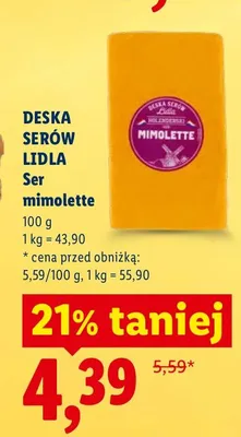 Ser mimolette Światowid promocja w Lidl