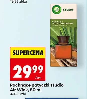 Pachnące patyczki studio Air Wick promocja w Biedronka