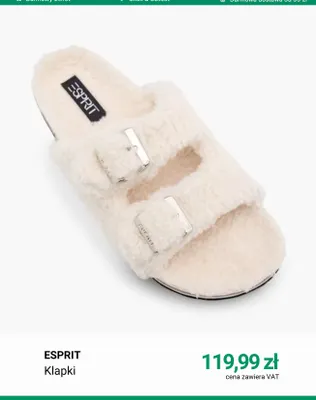 Klapki Esprit promocja w Deichmann