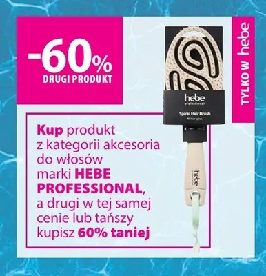 Akcesoria do włosów HEBE PROFESSIONAL promocja w Hebe