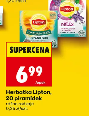 Herbatka Lipton promocja w Biedronka
