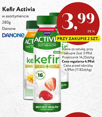 Kefir Activia promocja w Market Point