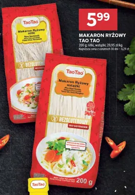 Makaron ryżowy nitki promocja w Stokrotka