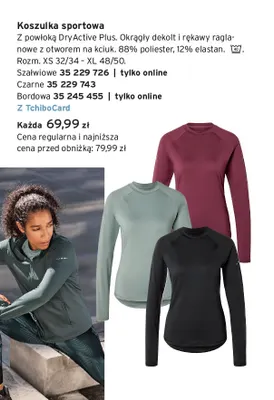 Koszulka sportowa promocja w Tchibo