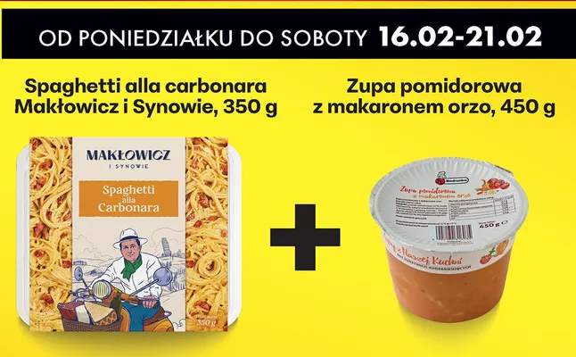 Spaghetti alla carbonara promocja w Biedronka