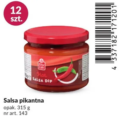 Salsa pikantna Fine Life promocja w Makro