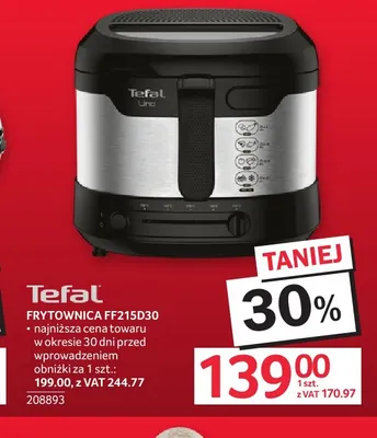 Frytownica FF215D30 Tefal promocja w Selgros