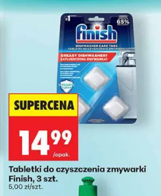 Tabletki do czyszczenia zmywarki Finish promocja w Biedronka