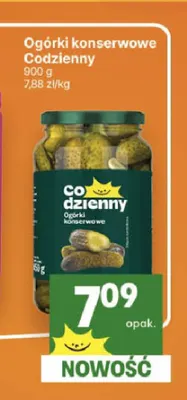 Ogórki konserwowe Codzienny promocja w Delikatesy Centrum