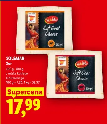 Ser z mleka koziego promocja w Lidl
