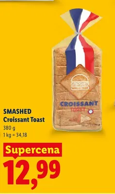 Pieczywo tostowe Smashed Croissant Toast promocja w Lidl