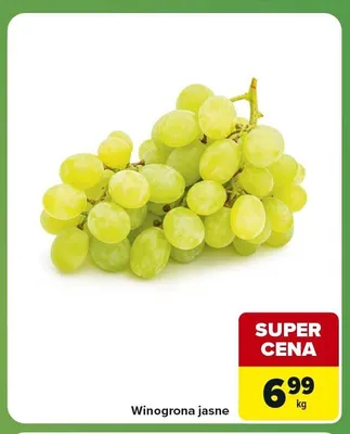 Winogrona jasne promocja w Carrefour Express