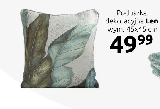 Poduszka dekoracyjna Len promocja w Black Red White