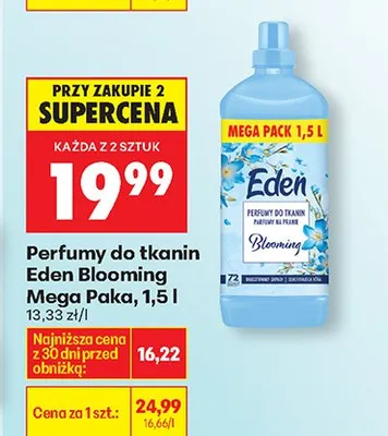 Perfumy do tkanin Blooming Mega Paka Eden promocja w Biedronka