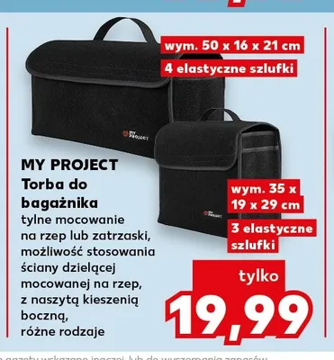 Torba do bagażnika My Project promocja w Kaufland