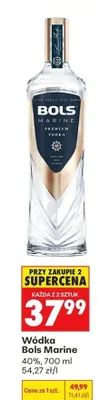 Wódka Bols Marine promocja w Biedronka