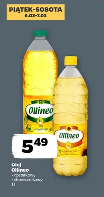 Olej rzepakowy z oliwą z oliwek promocja w Netto