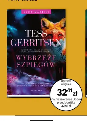 Książka Tess Gerritsen Wybrzeże szpiegów promocja w Empik