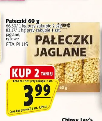 Pałeczki ryżowe ETA PLUS promocja w Prim Market